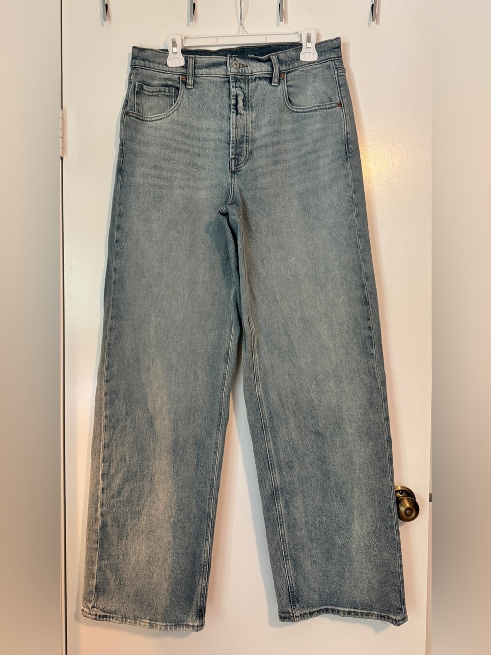 Old Navy Mid-Rise The Slouchy Wide Leg Jeans Size 8 Tall